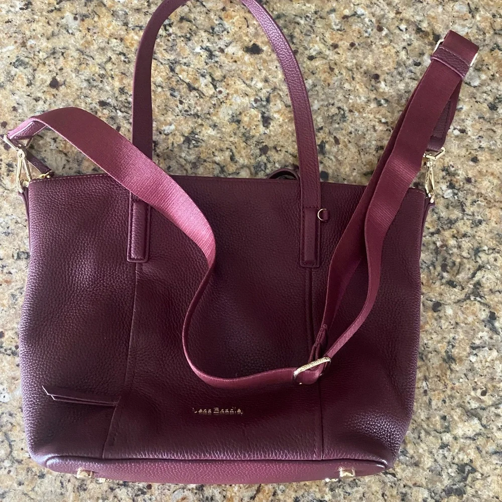 Vera Bradley Burgundy Tote Bag - Picture 7 of 7